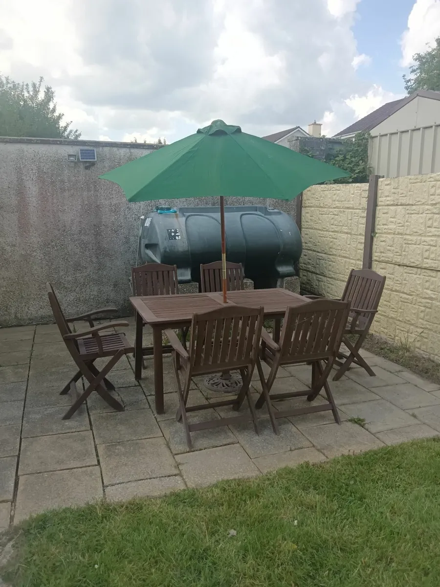 Garden furniture with pedestal and iron base cz - Image 2