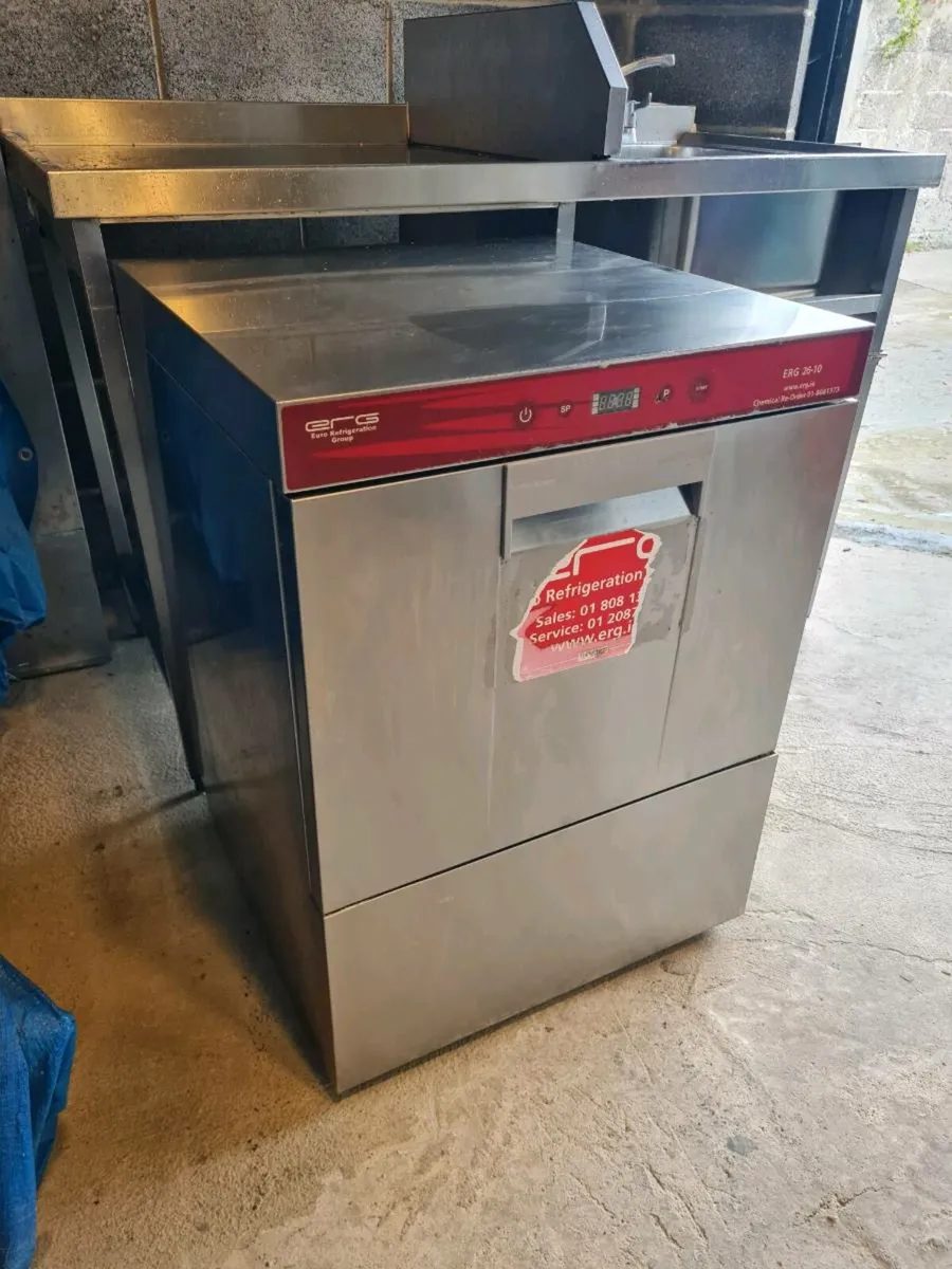Erg26 Commercial Dishwasher 2022 with Sink - Image 3