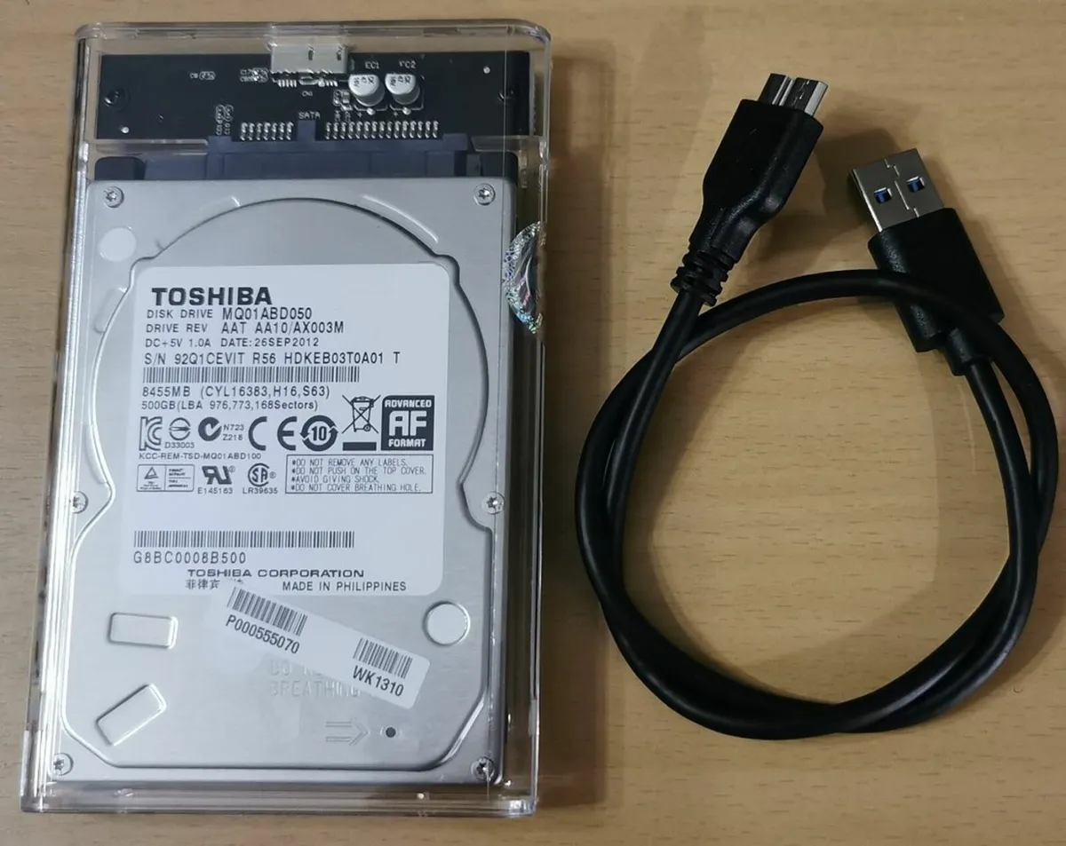 1 / 1 1TB External USB3.0 HDD - Image 1