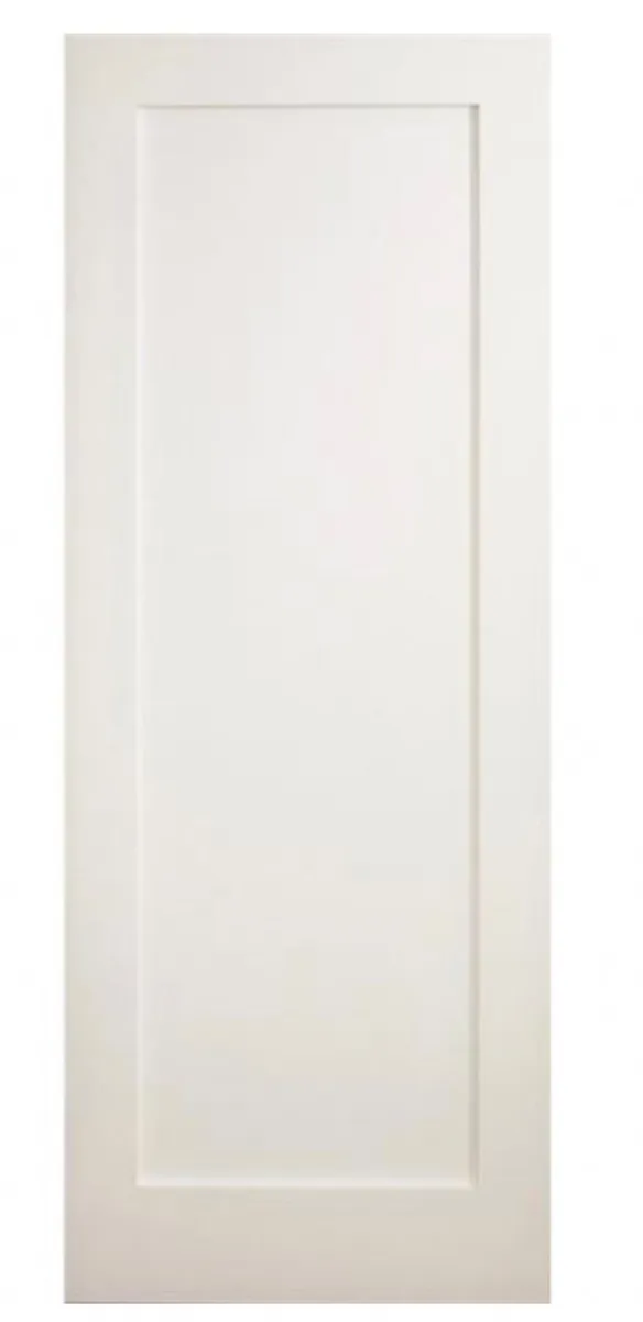Shaker White Internal Wooden Door WC15