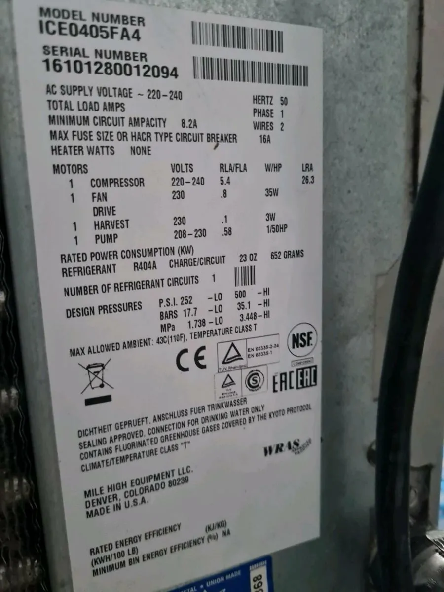 Ice O Matic 240kg/24hrs Ice Machine - Image 2