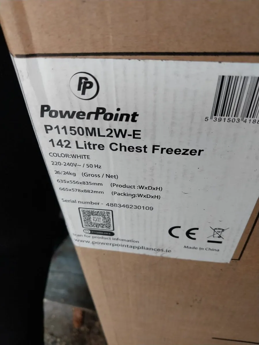 BRAND NEW POWERPOINT CHEST FEEZER P1150MIL2WE, 142 - Image 2