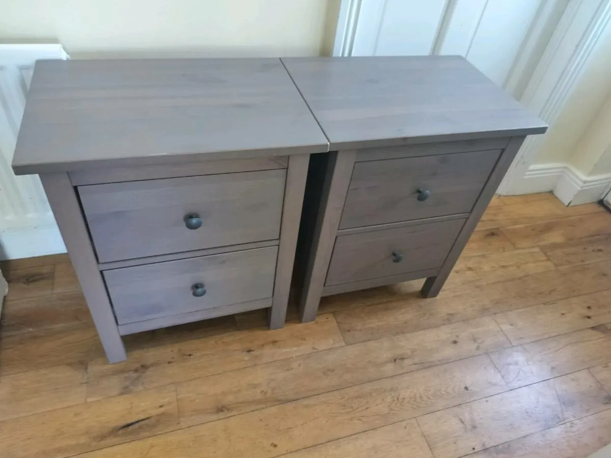 2 lockers Hemnes brown - Image 1
