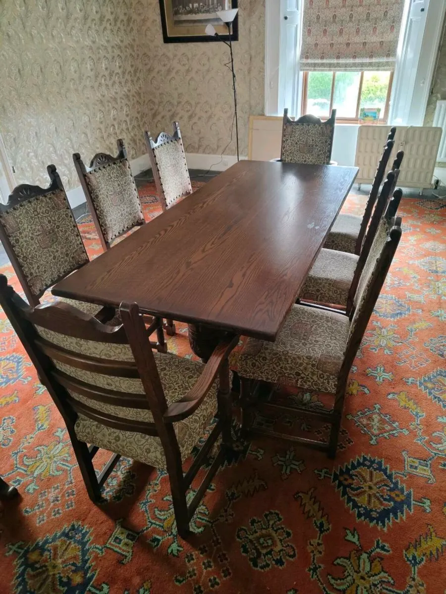 Cabinet, table chairs - Image 3