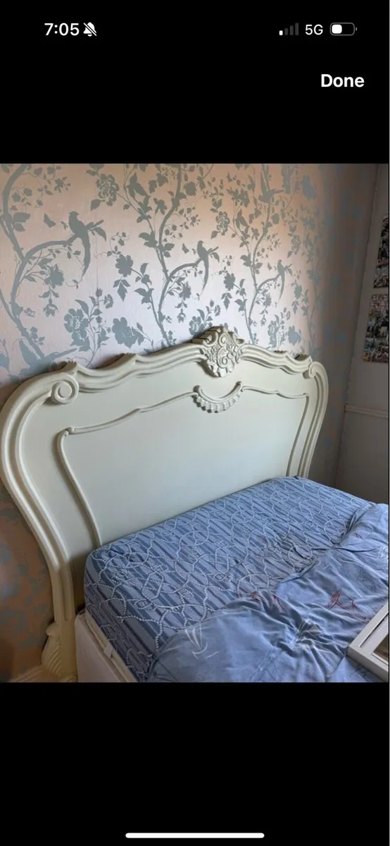 Laura Ashley cream headboard - Image 2