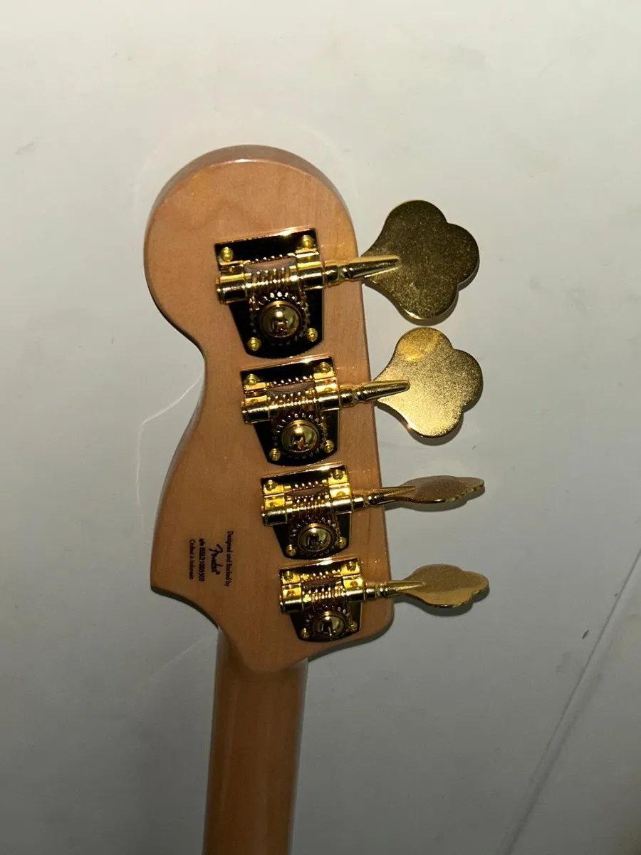Fender Squier 40th Anniversary Precision Bass Gold - Image 3