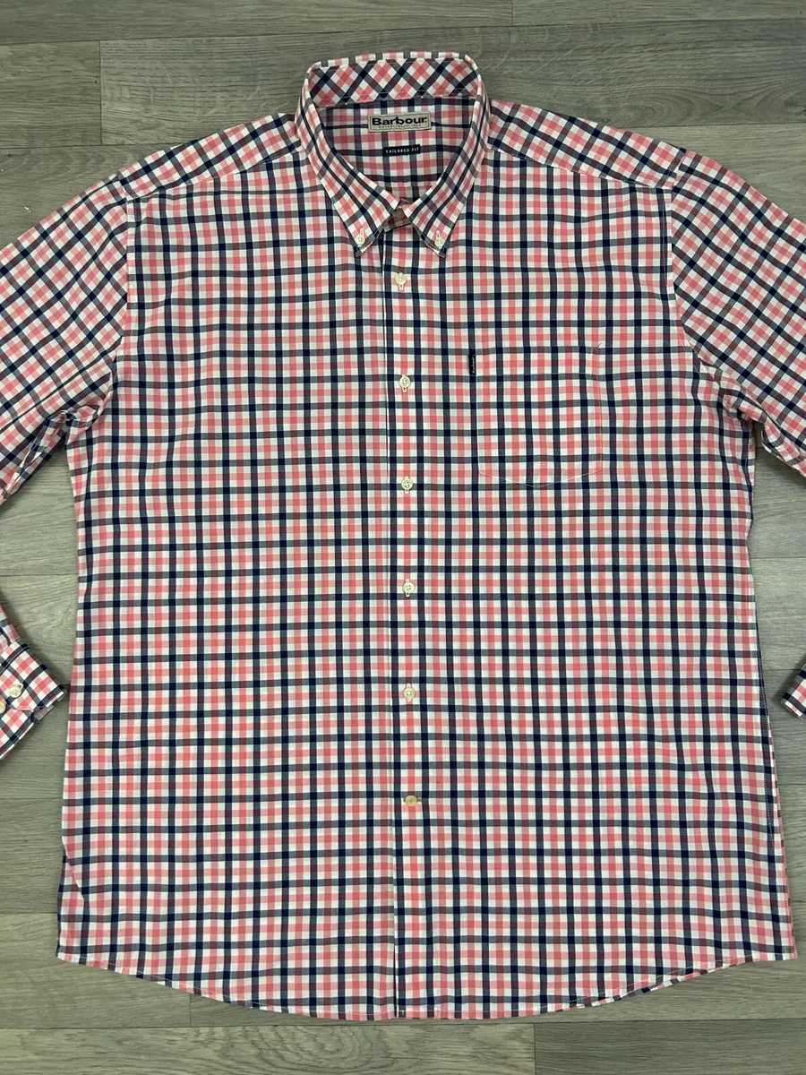 Barbour Button Down Check Shirt Mens XXL - Image 2