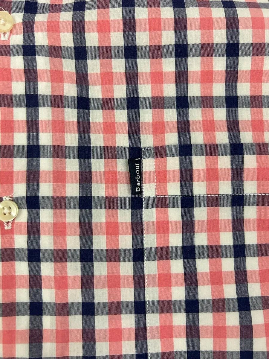 Barbour Button Down Check Shirt Mens XXL - Image 3