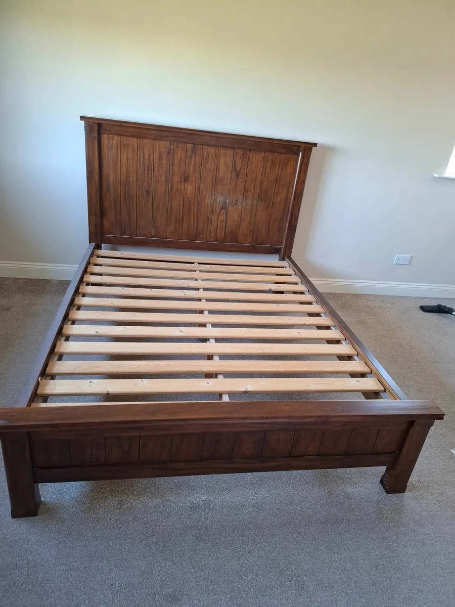 Double Bed & Wardrobe - Image 1