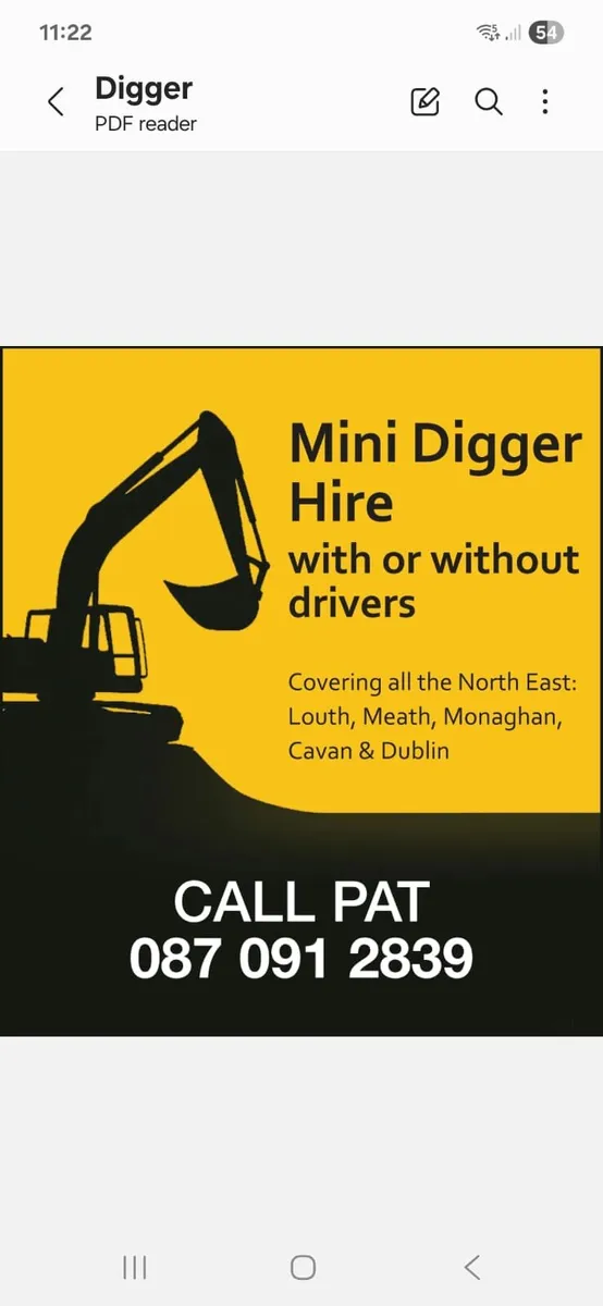 Digger Hire