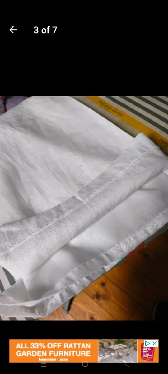 Ladies white,  linen trousers, New with tags - Image 3