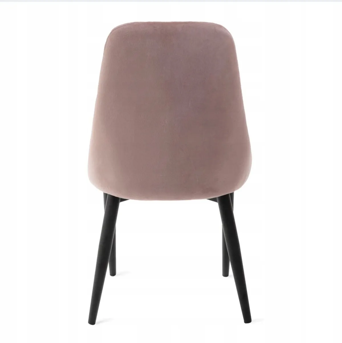 Set of 6 pink velvet chair 44x59x88 cm  glamor - Image 2