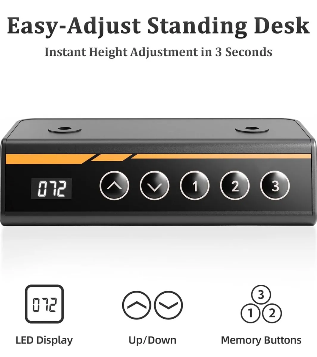 Electric Standing Desk, Adjustable Height Stand up - Image 3