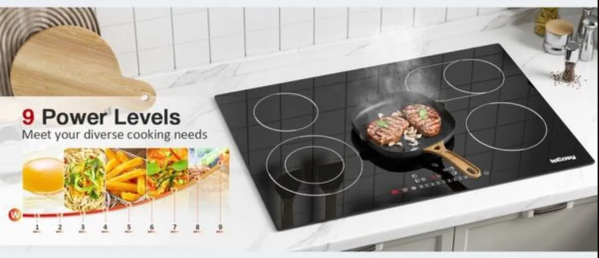 5-Zone Glass Ceramic Hob - Image 4