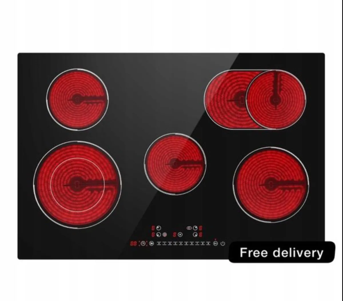 5-Zone Glass Ceramic Hob - Image 1