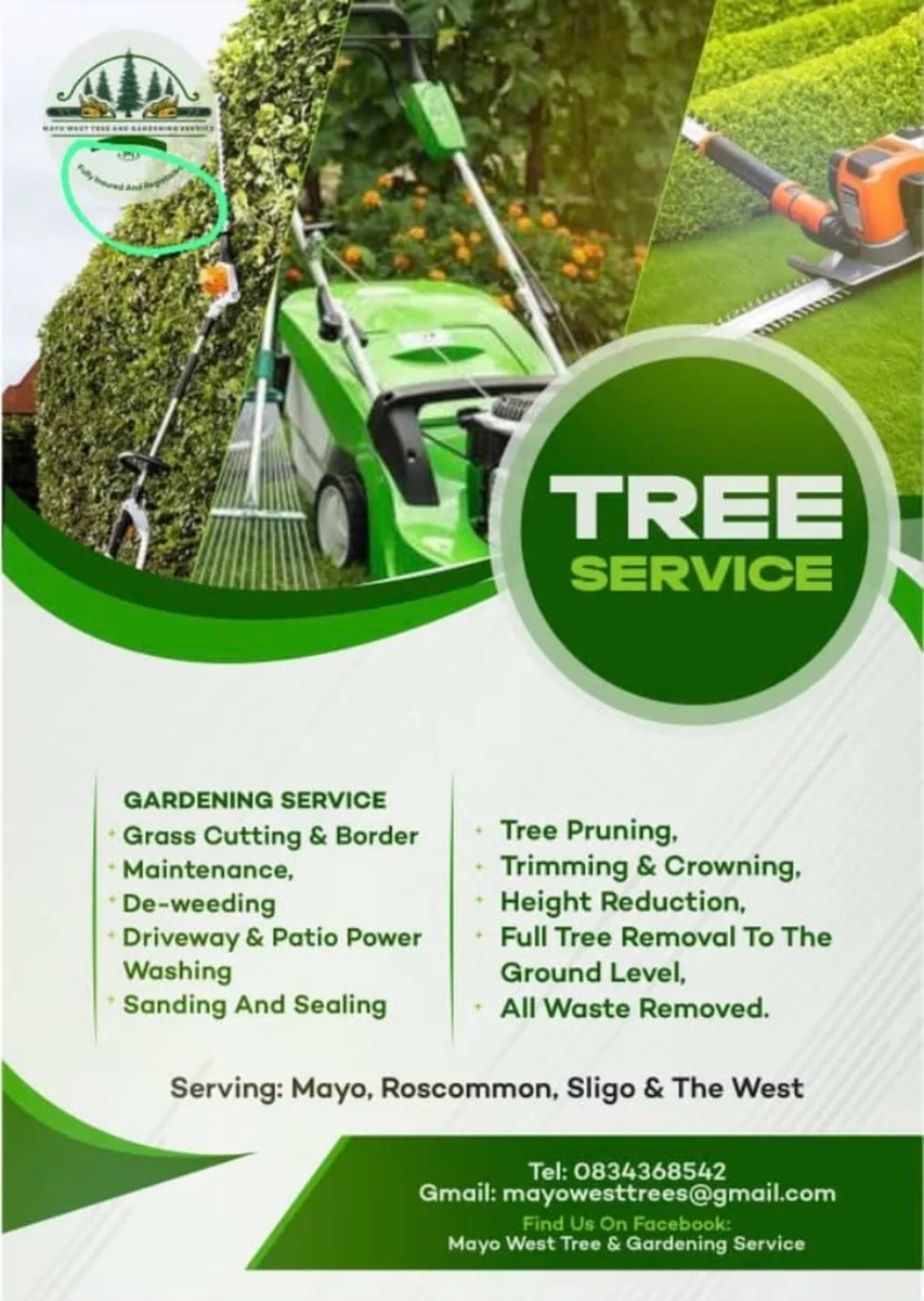 Mayo west Tree and gardening services - Image 1