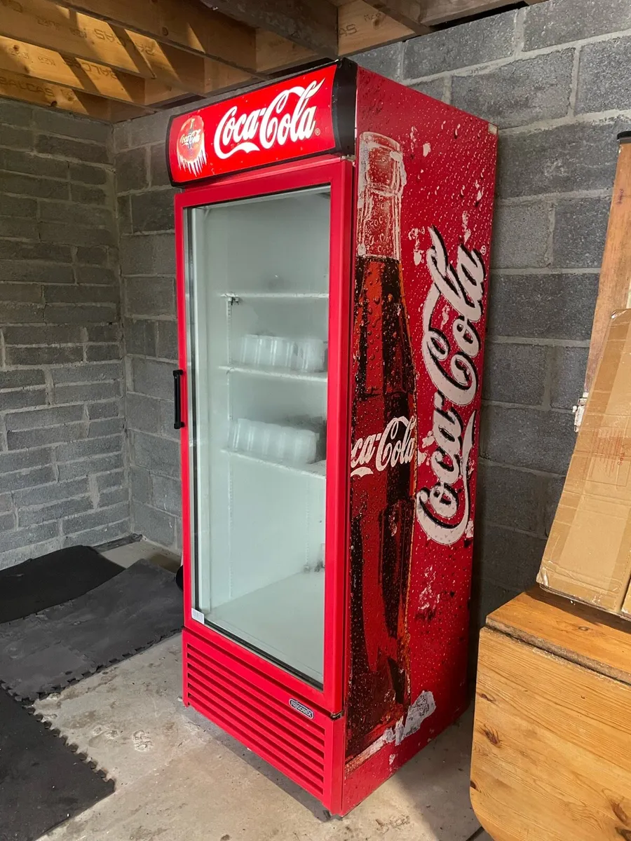 Large Coca Cola Drinks Fridge - Image 1