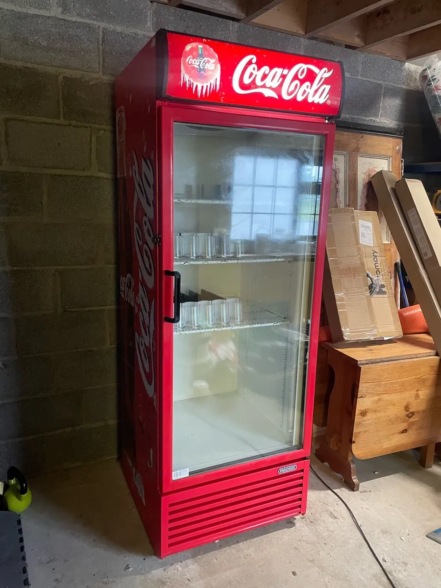 Large Coca Cola Drinks Fridge - Image 2
