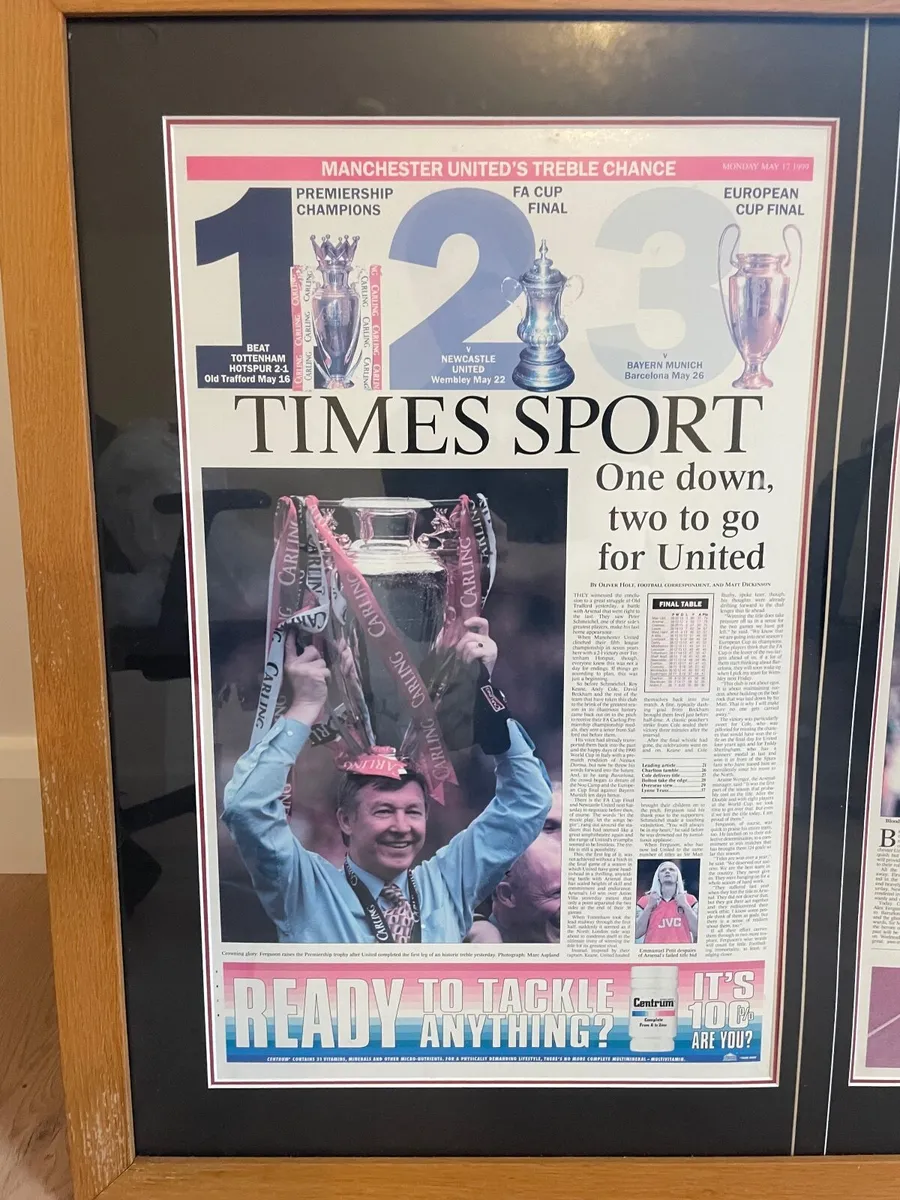 Manchester United treble winning picture - Image 2