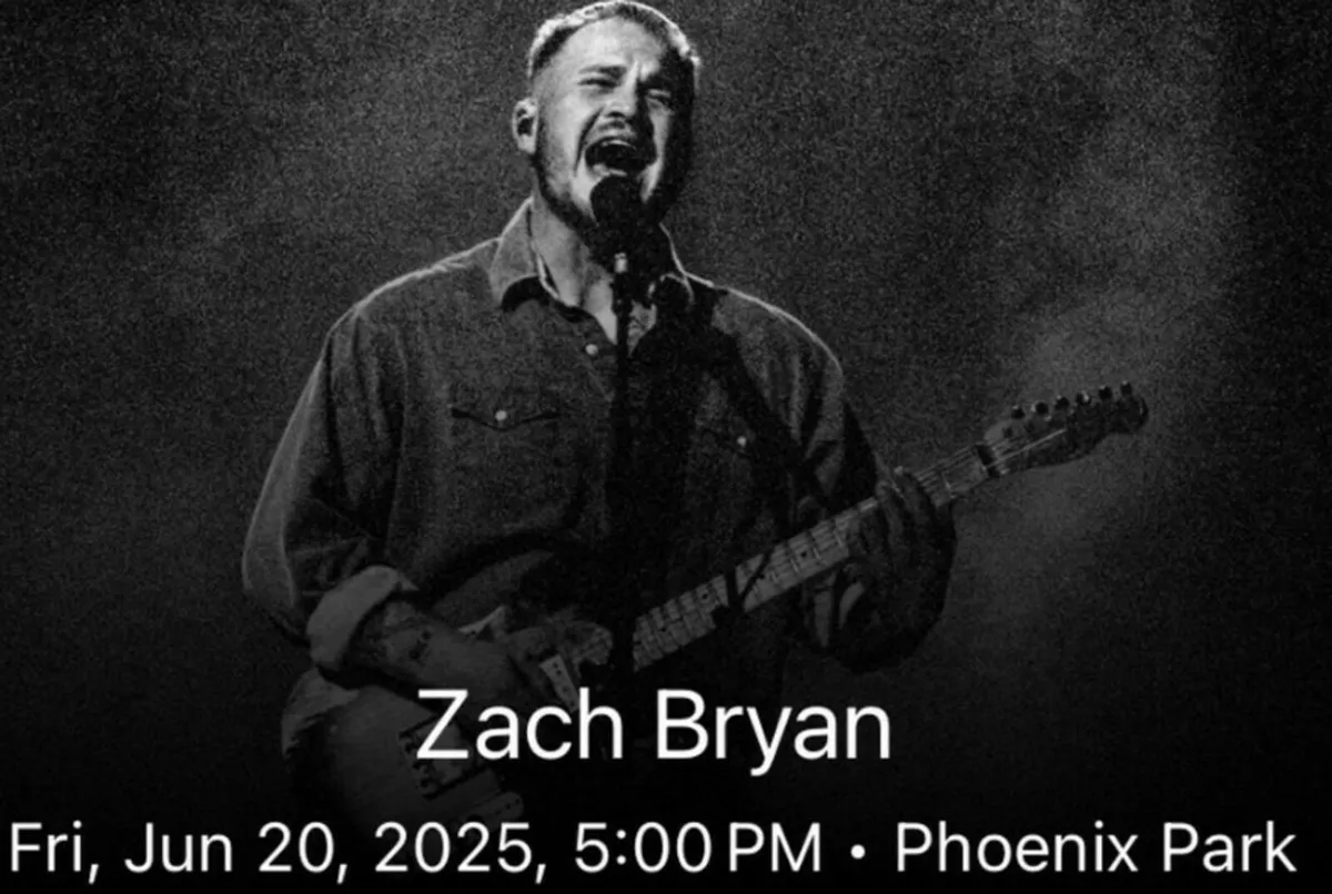 Zach bryan friday June 20th