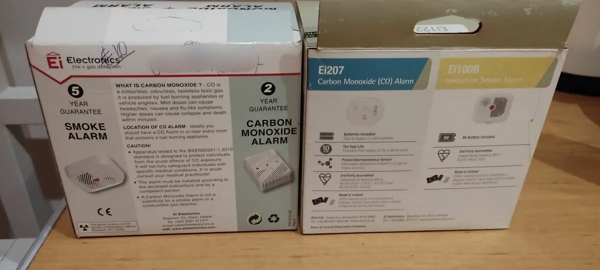 Carbon monoxide and smoke detector. Brand new. - Image 3