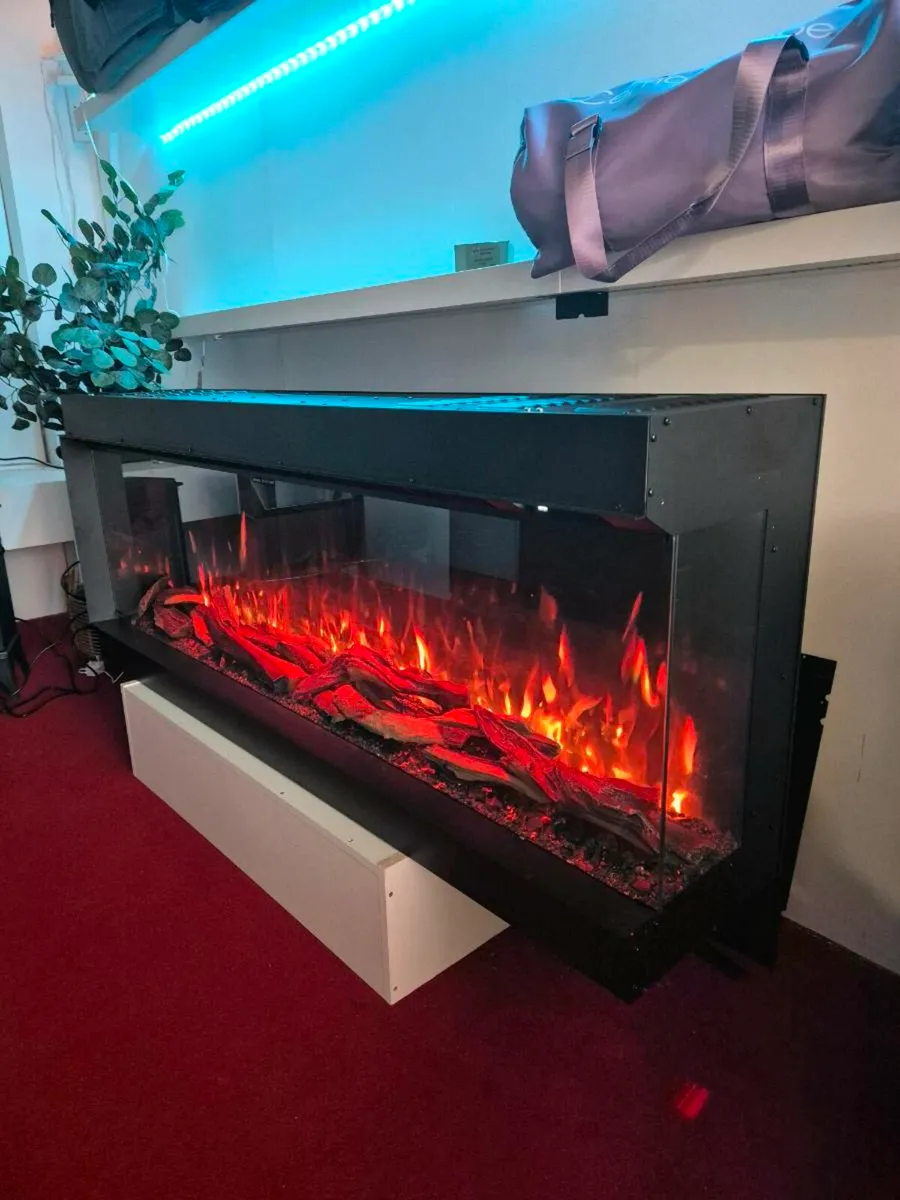 3 sides Electric Fireplace-  insert - 160cm - Image 1