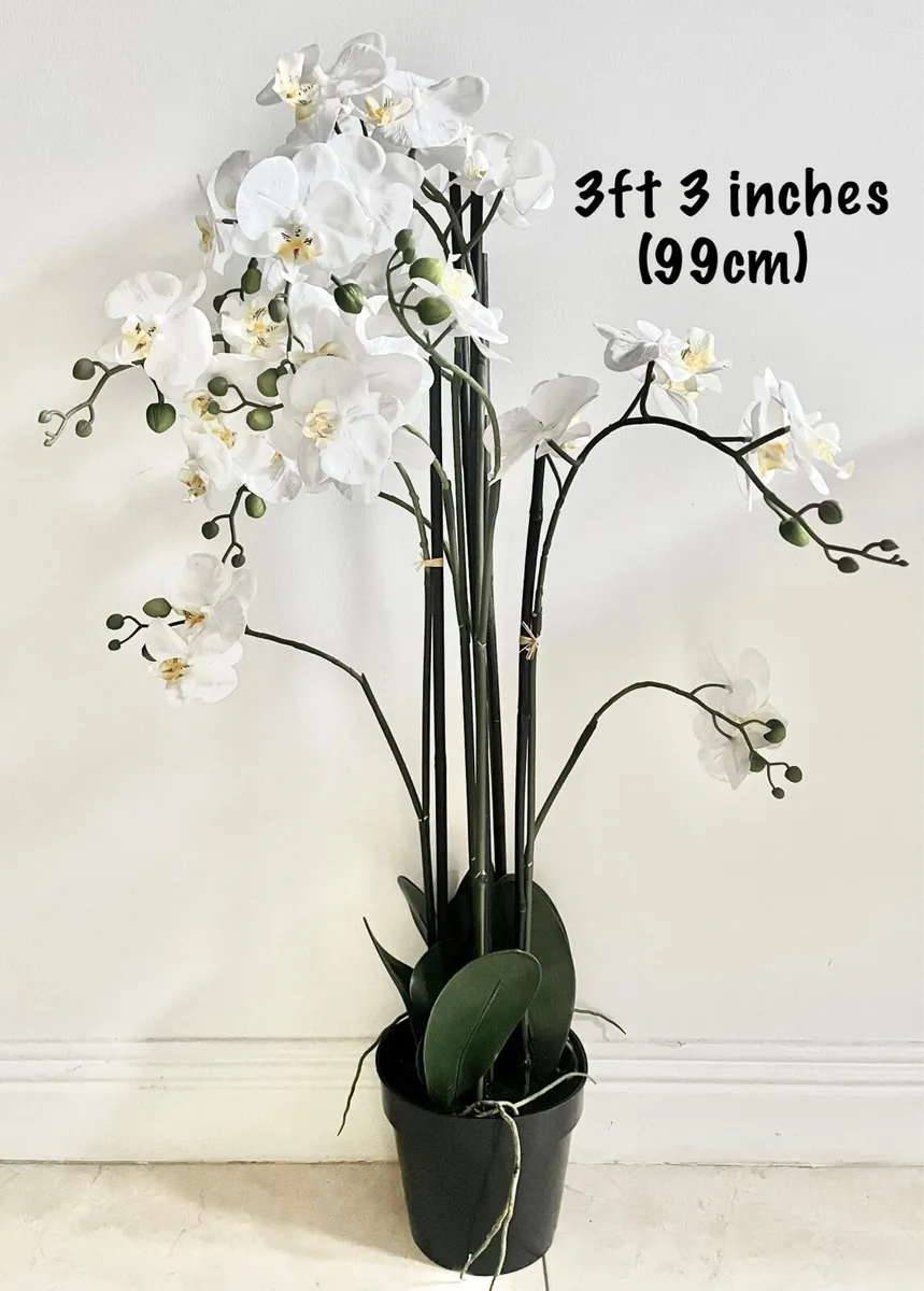 Tall Artificial Orchid plant (3’ 3”) - Image 2