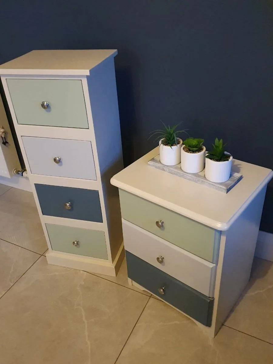 Bedside Locker & Tallboy - Image 3