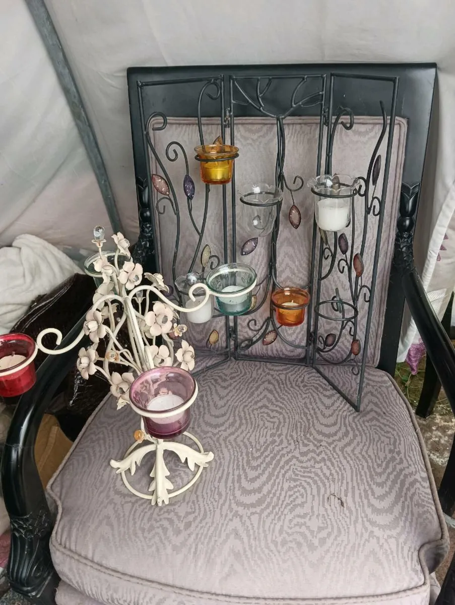 Lovely candle holders, - Image 1