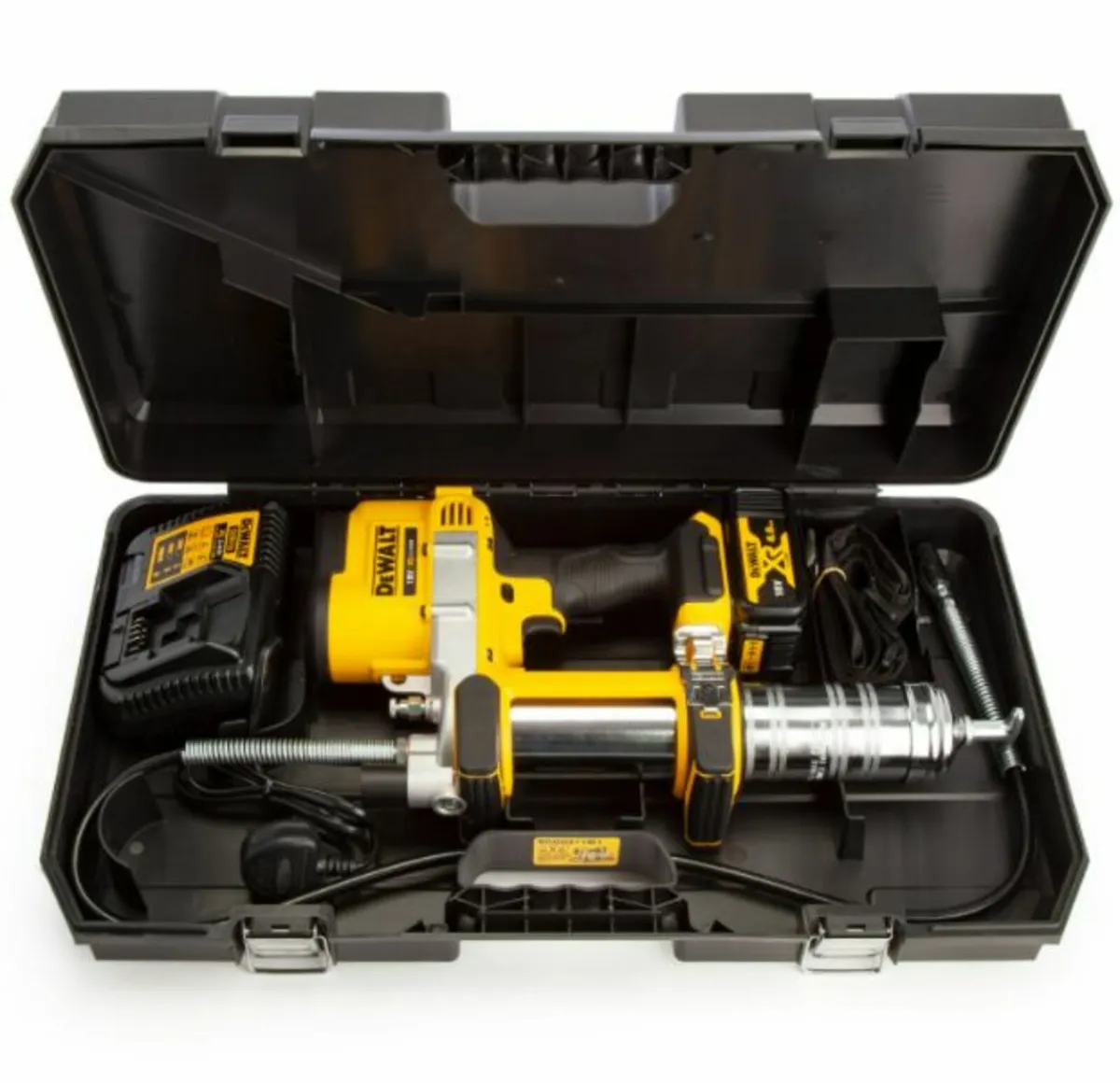 Dewalt DCGG571M1 18V XR li-ion Grease Gun Kit - Image 1