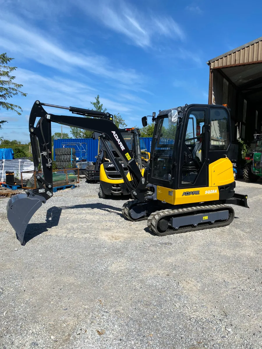 New Adare 3 Ton Mini Excavator For Sale - Image 1