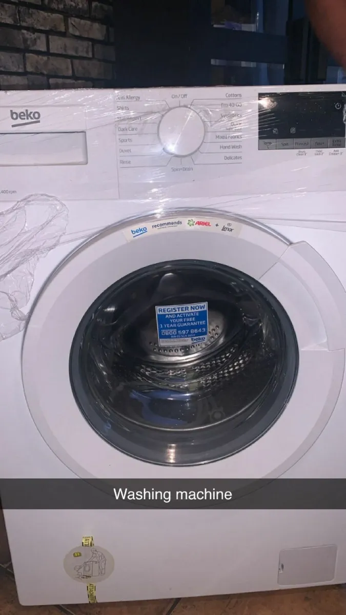 Brand new beko washing machine