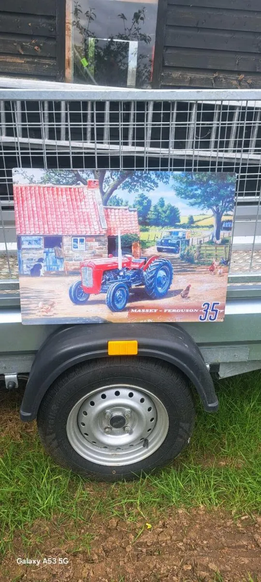 Large  Massey  35 35x  metal sign