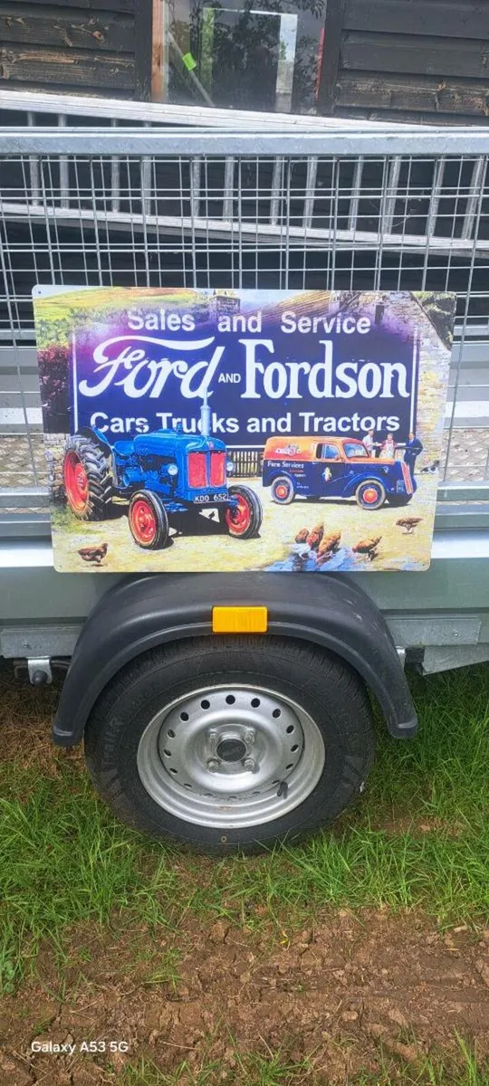 Large  fordson metal sign