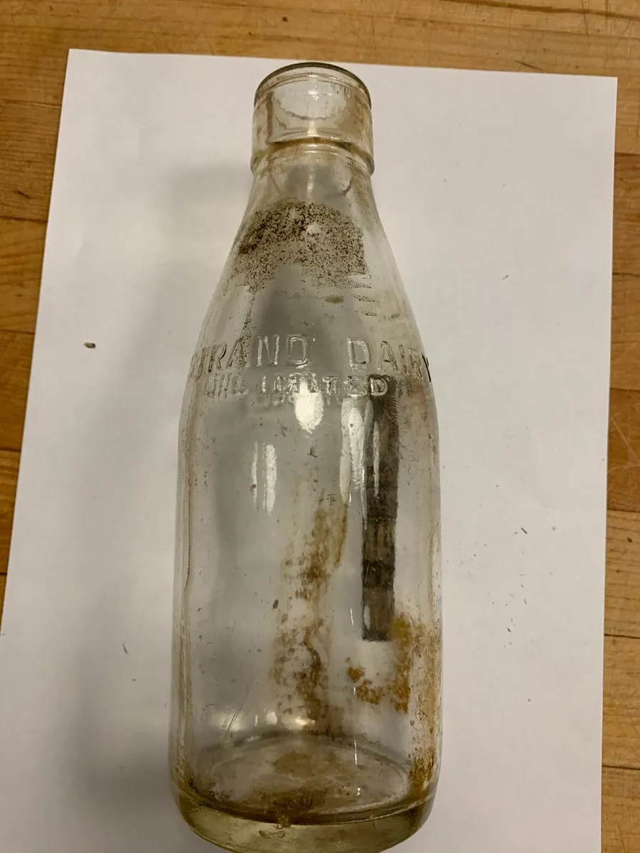 4 old Milk Bottles - Image 3