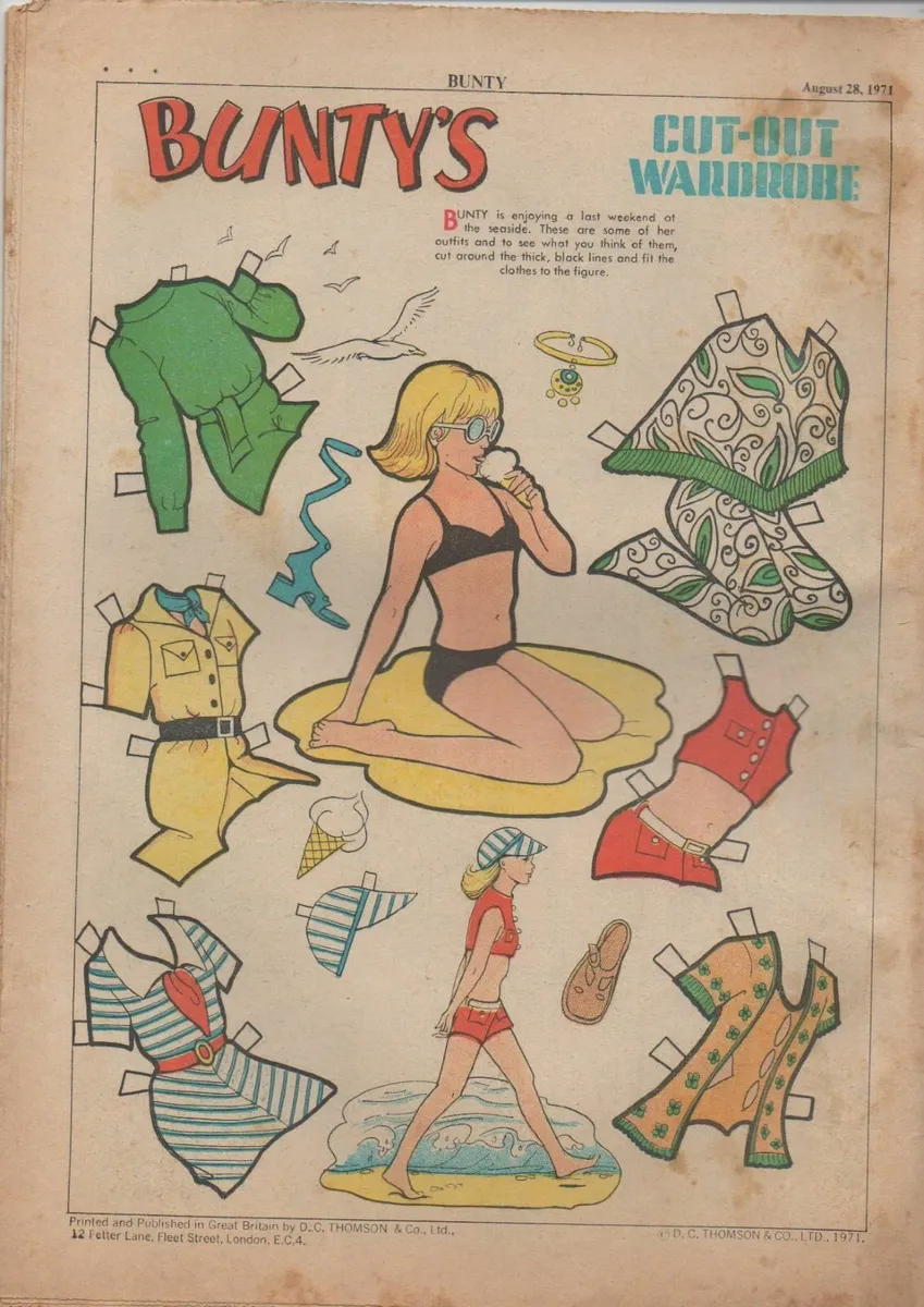 BUNTY #711 (28TH AUG 1971) DC THOMSON UK COMIC - Image 2