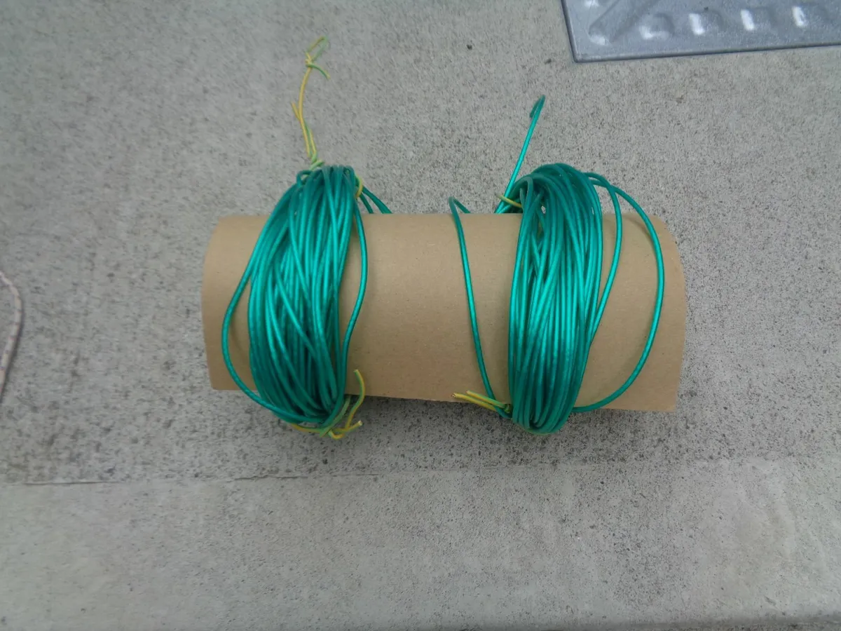 Green Plastic Clothes Line x 2 for Sale - Image 1