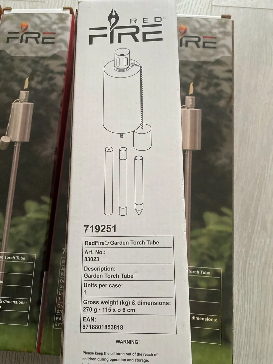 6 New garden torches - Image 3