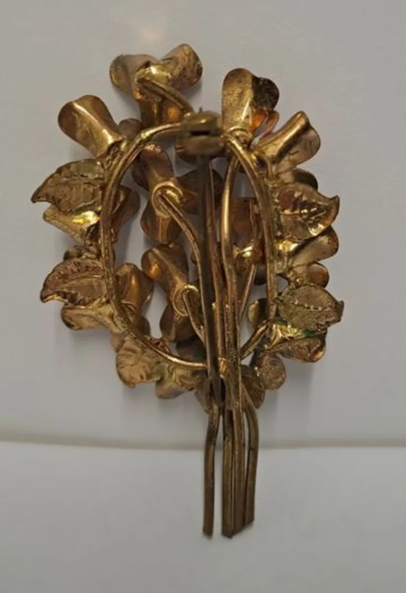 Vintage brooch flower bouquet - Image 2