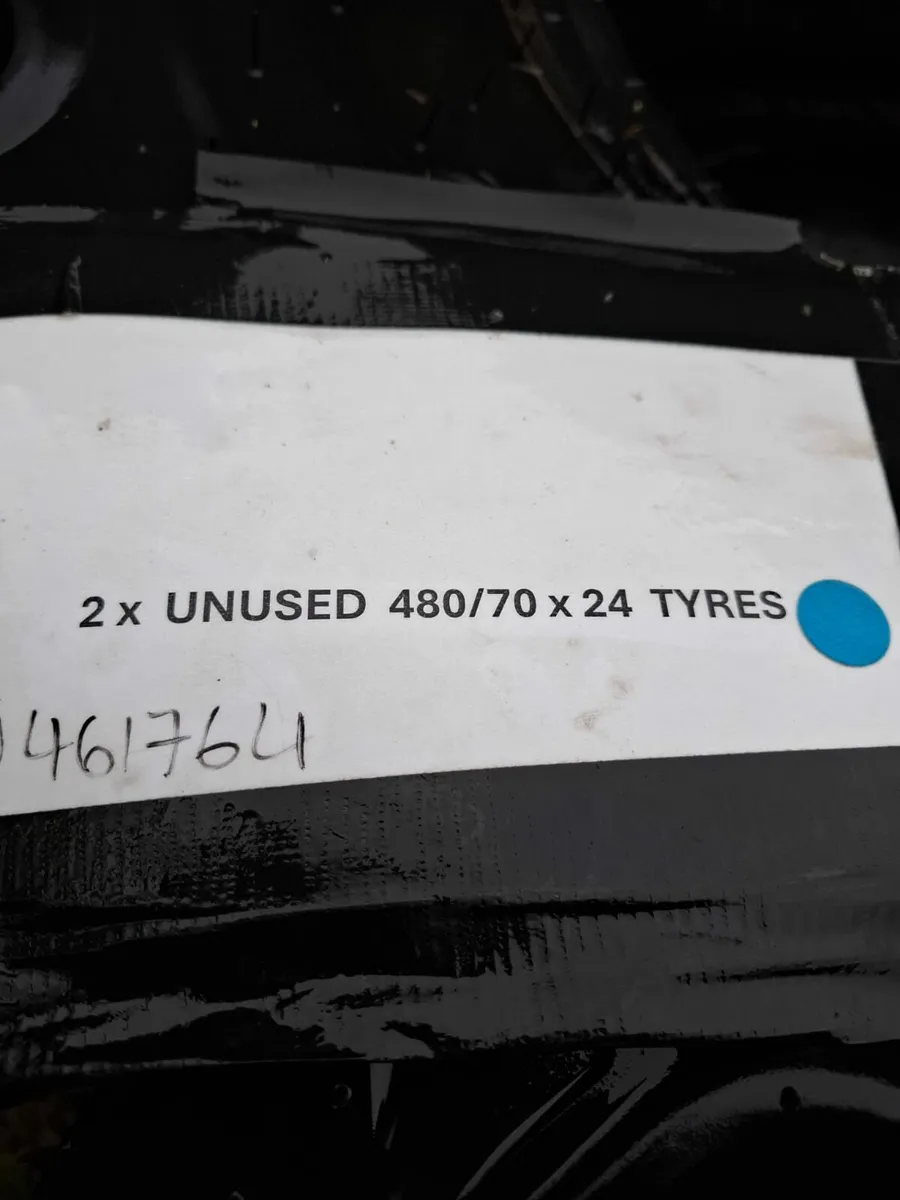480/70/24 Agrimax Tyres New - Image 2
