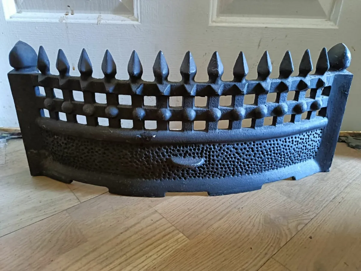 Heavy antique fire guard