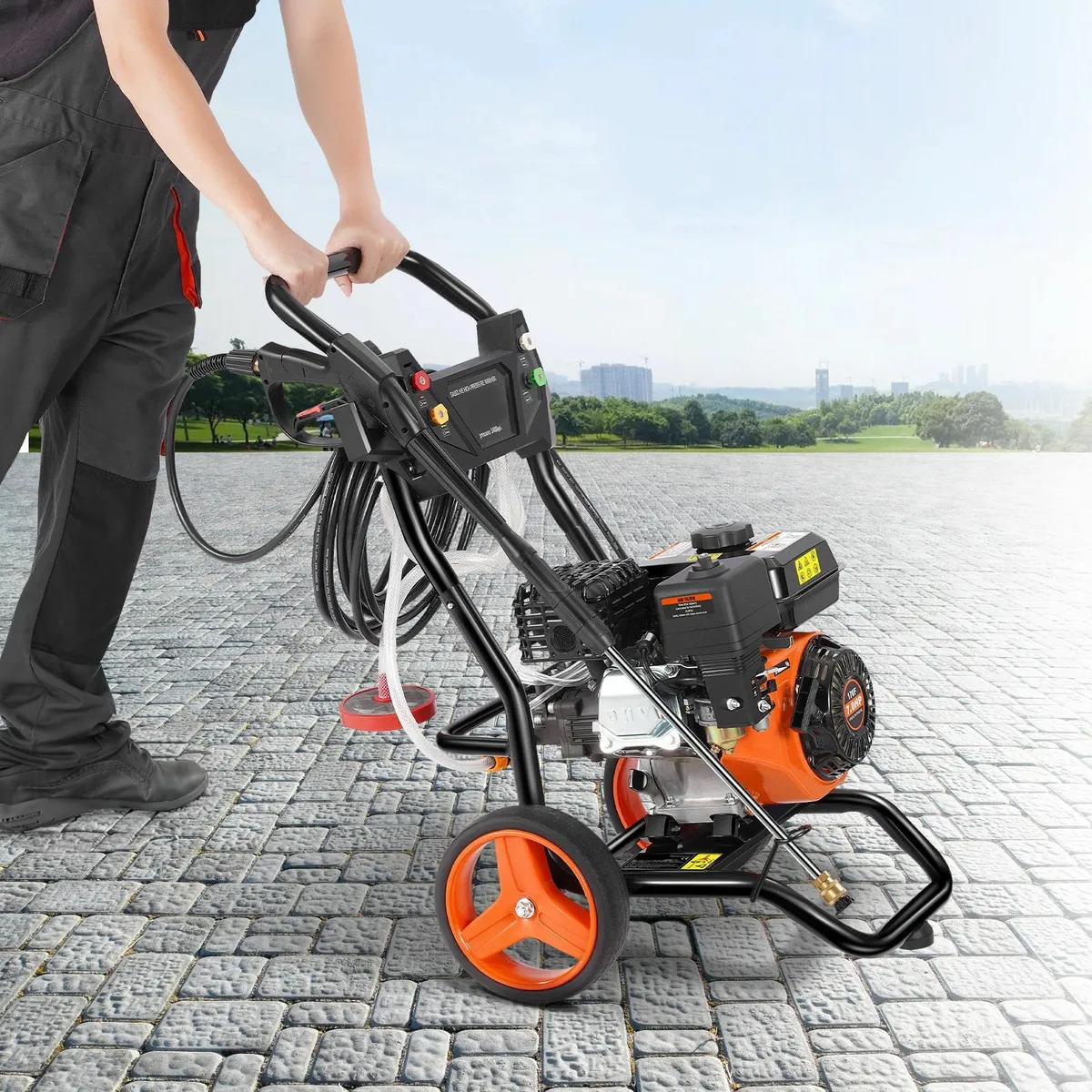 Gas Pressure Washer 3400 PSI 2.6 GPM with 5 Nozzle - Image 3