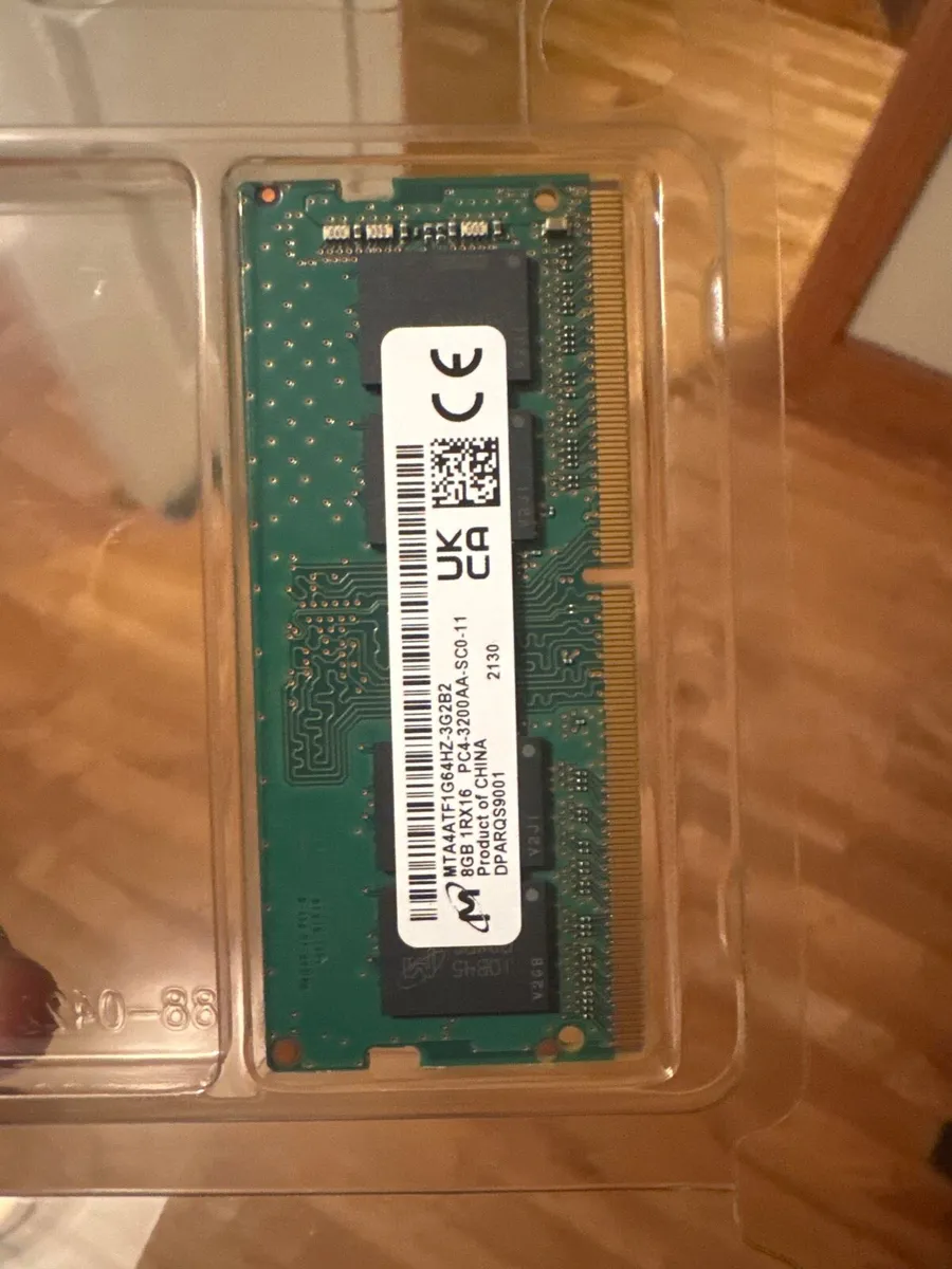 Dell 8gb DDR4 -3200 MTS SODIMM for laptops