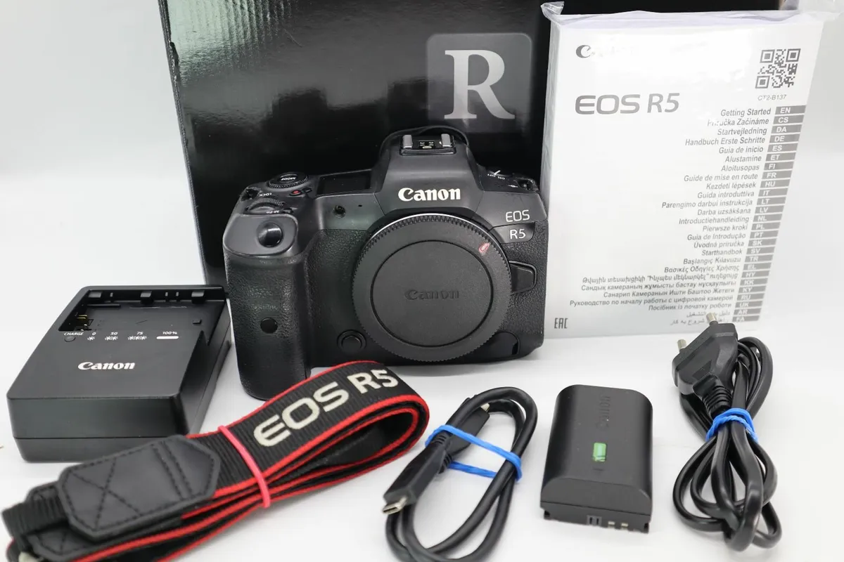 CANON EOS R5 MIRRORLESS DIGITAL CAMERA #0509 - Image 2