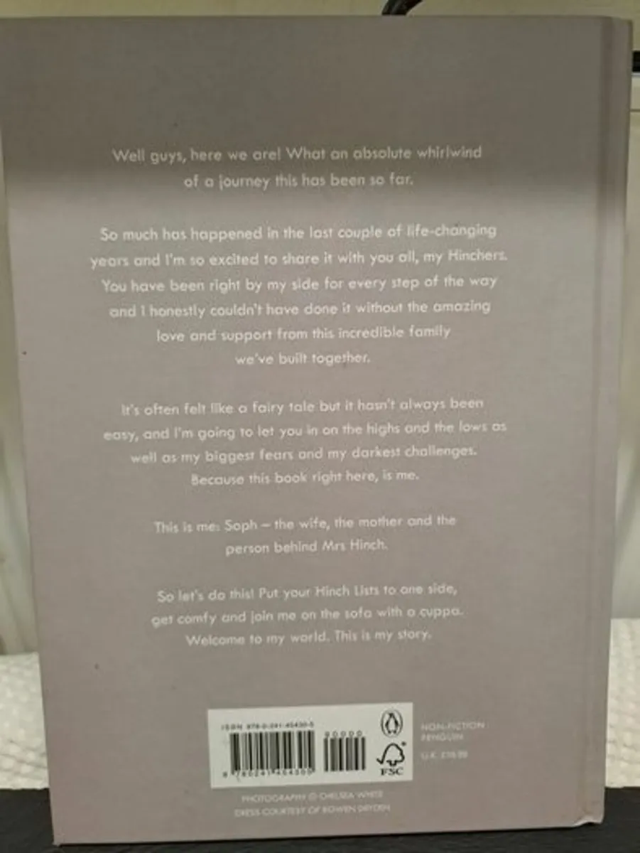 FREE Mrs Hinch book NEW - Image 2