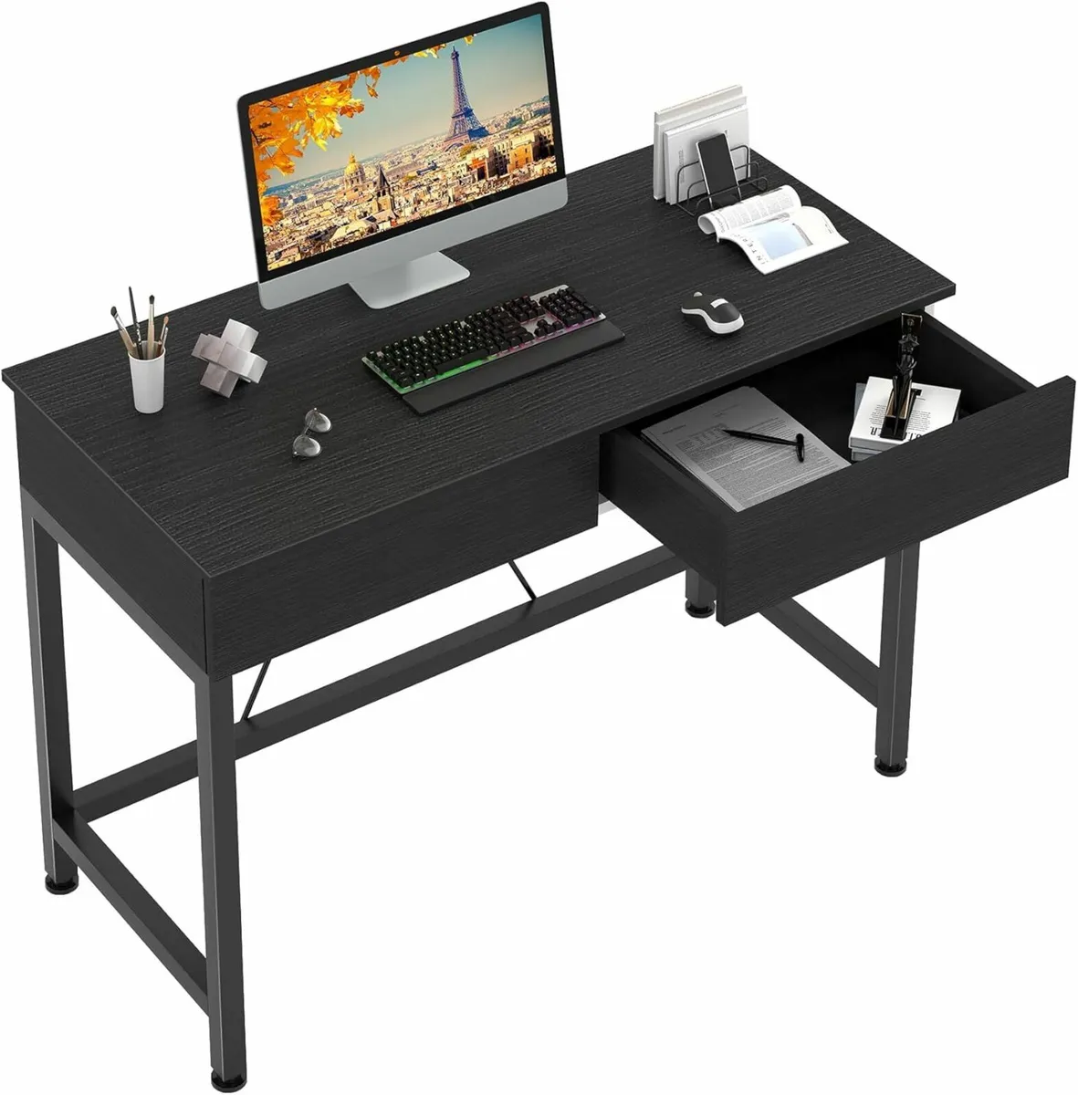 Computer Desk Dressing Table Vanity Desk 100x50cm - Image 1