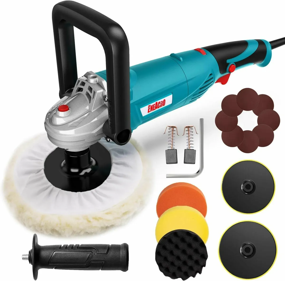 Polisher, Rotary Car Buffer Polisher Waxer, 1200W - Image 1