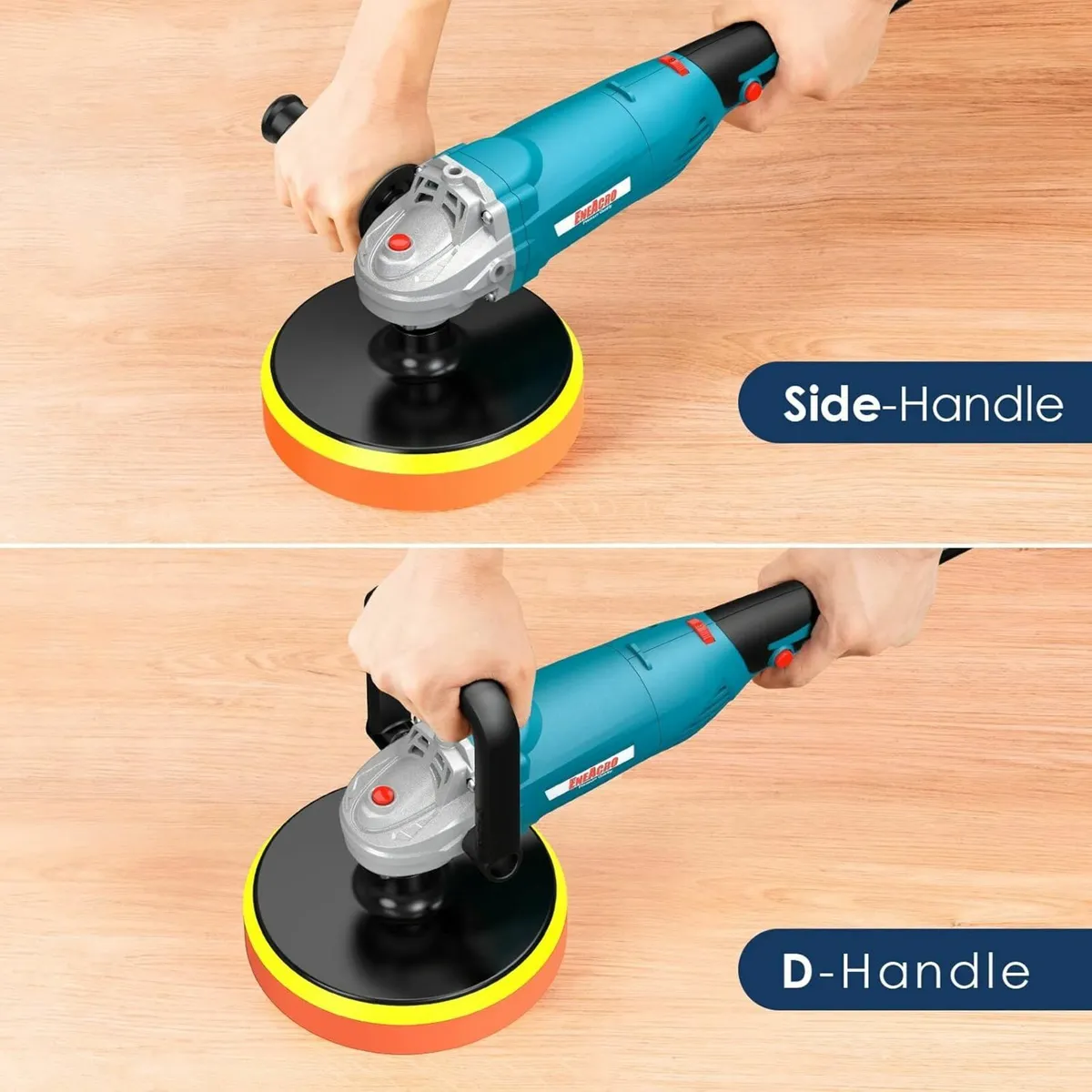 Polisher, Rotary Car Buffer Polisher Waxer, 1200W - Image 3