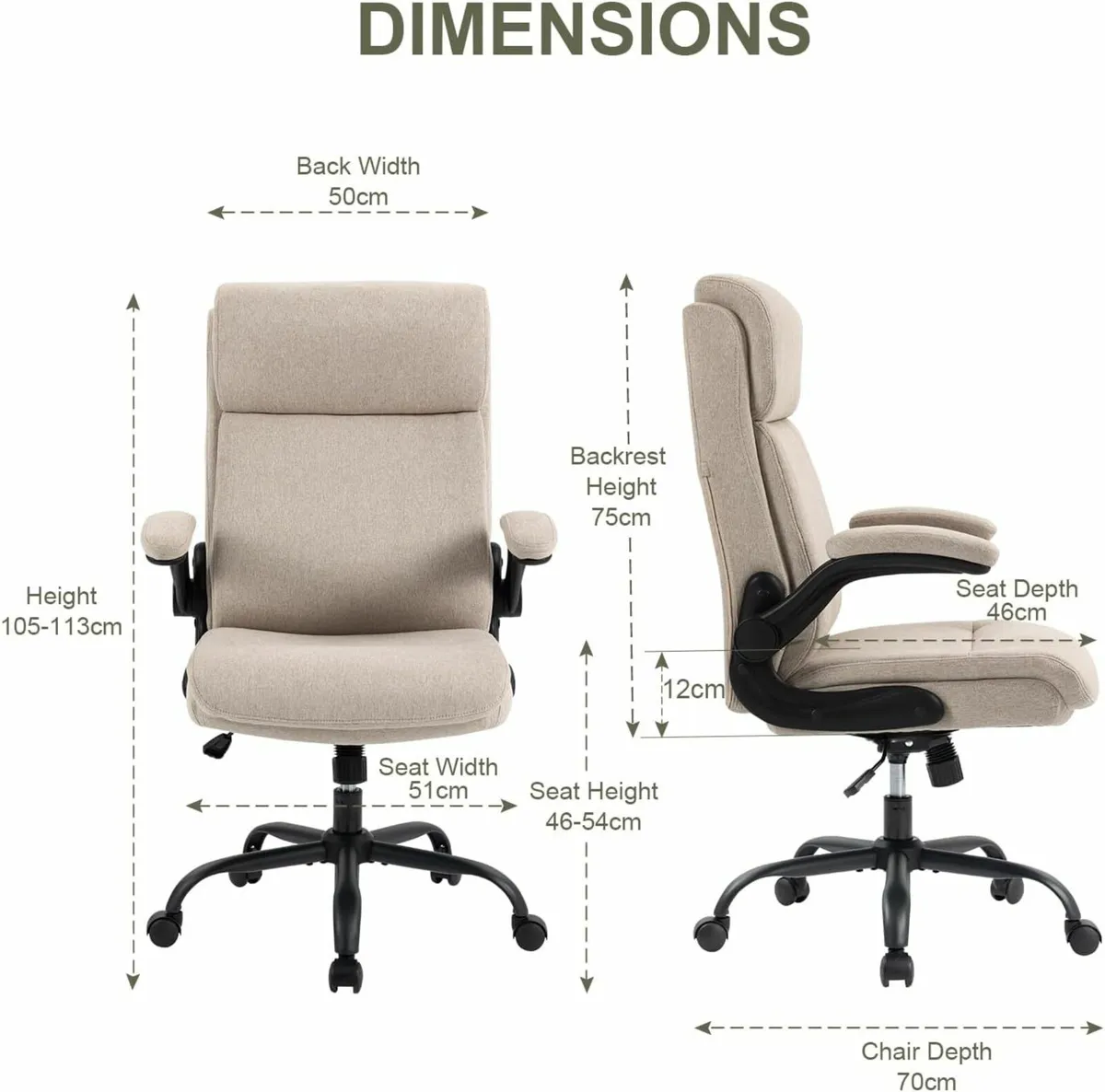 Ergonomic Office Chair Computer Chair Executive - Image 3