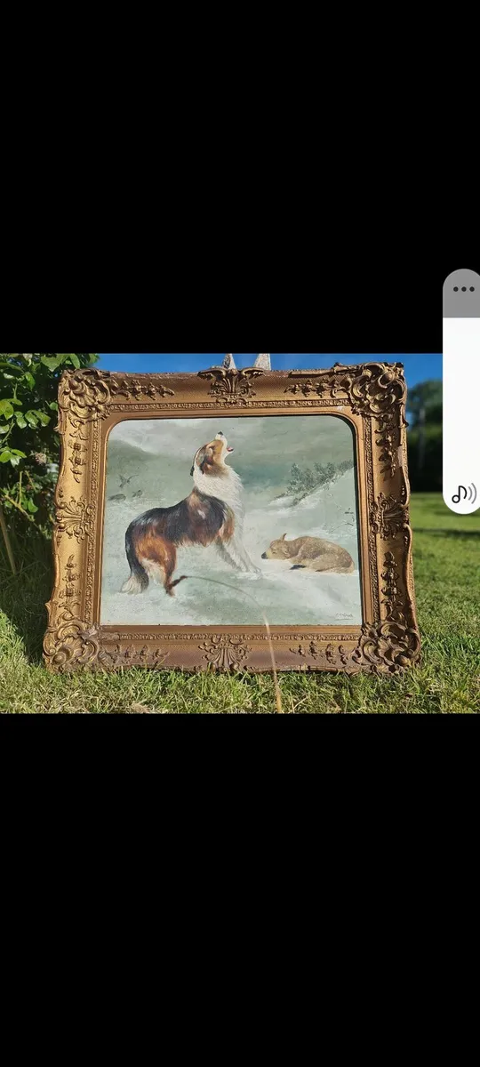Antique oil on canvas